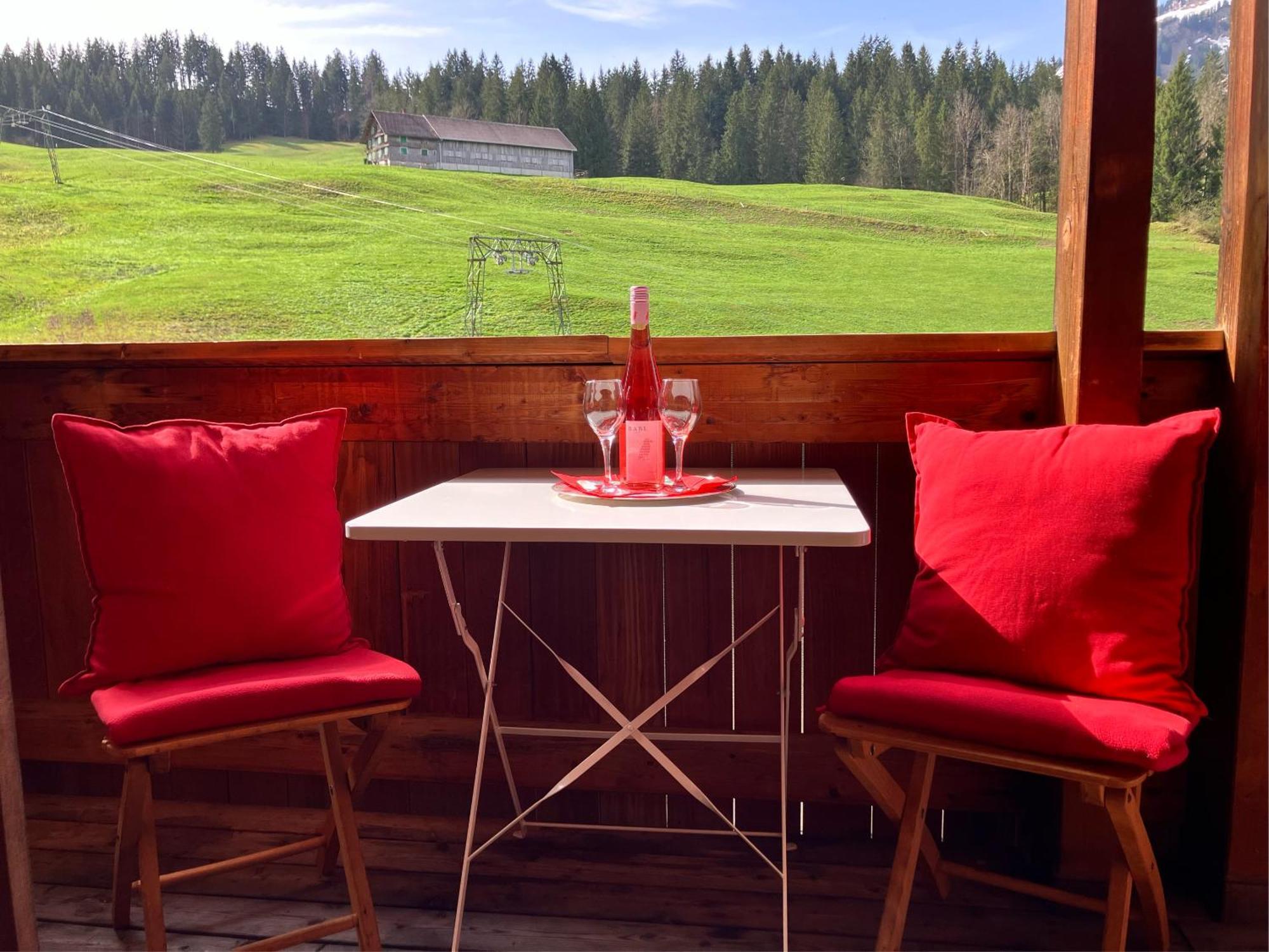 Ferienwohnung Bergblick Am Rande Der Wildnis Sibratsgfäll Exterior foto